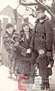 26.XII.1928 - Jan Gruszewski i crka Genia z krewnymi.