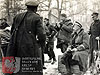 Polowanie oficerw KOP - siedzi gen. Henryk Minkiewicz - twrca i dowdca KOP w latach 1924-1929. 