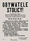 Rozkaz Naczelnego Wodza RP Rydza-migego przekazany przez gen. Rmmla dotyczcy obrony Warszawy z dnia 16.09.1939 
