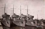 ORP Rybitwa, Czajka, Mewa i Jaskółka, Gdynia 1933 rok