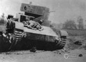 Rozbity sowiecki czog T-26