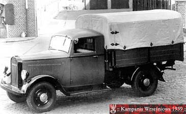 Opel Blitz - jedna z pierwszych wersji - lata dwudzieste.