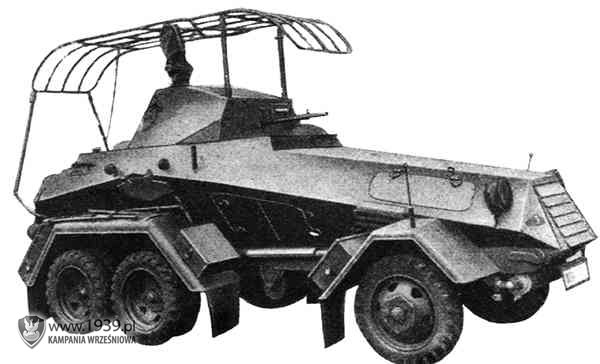 amochd pancerny Sdkfz 263 6-Rad